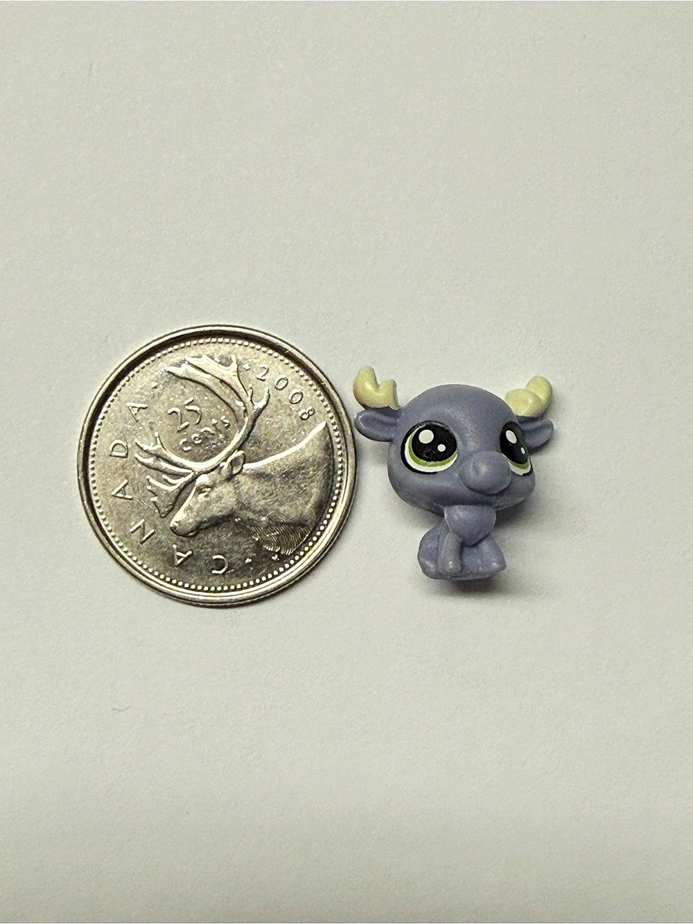 Littlest Pet Shop Teeniest Tiniest Caribou Moose 1-162 Cuddles Caribooney LPS